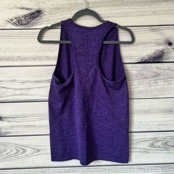 Gap Fit Purple Stretchy Racerback Tank Top - Picture 6 of 8